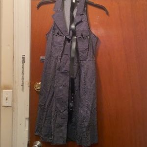 NWT express sleeveless shirt dress size 10